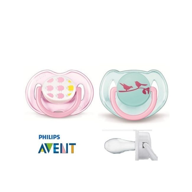 2 tétines Classic AVENT fille