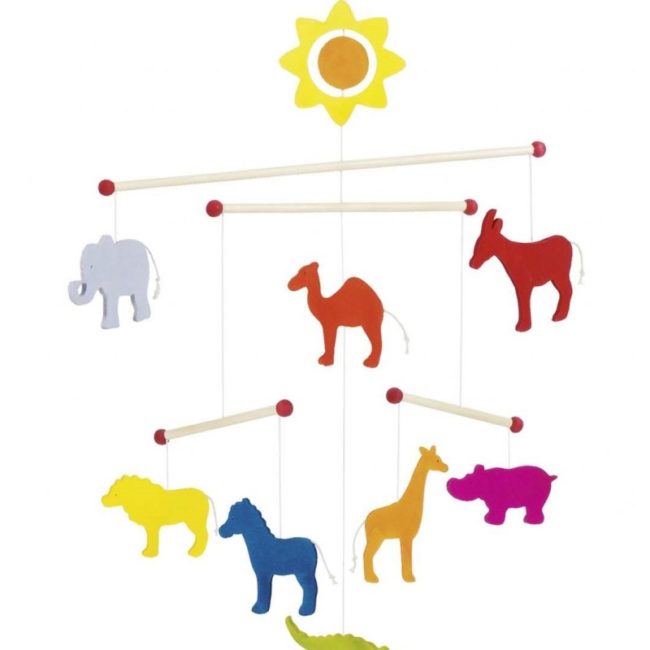 Mobile bébé - animaux