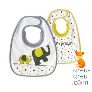 Lot de 2 bavoirs Garçon