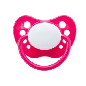 Lot de 3 Tétines Personnalisées NIP – Magenta