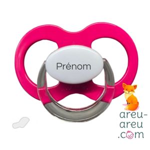 Tétine personnalisée Papillon - Fuchsia