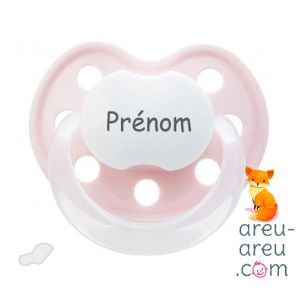 Tétine avec prénom Baby Nova Rose