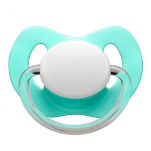 Tétine personnalisée avec prénom NIP - vert d'eau